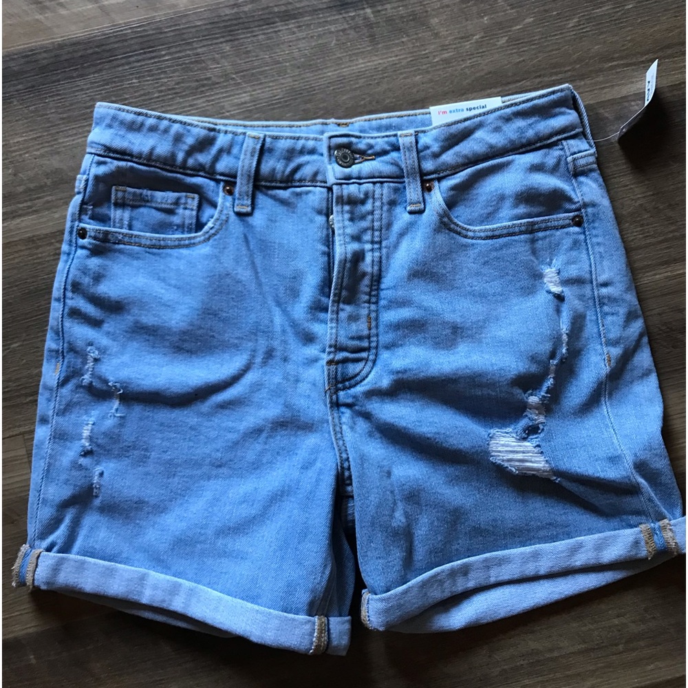 Old navy shorts O.G straight high rise button fly size 6 new with tags